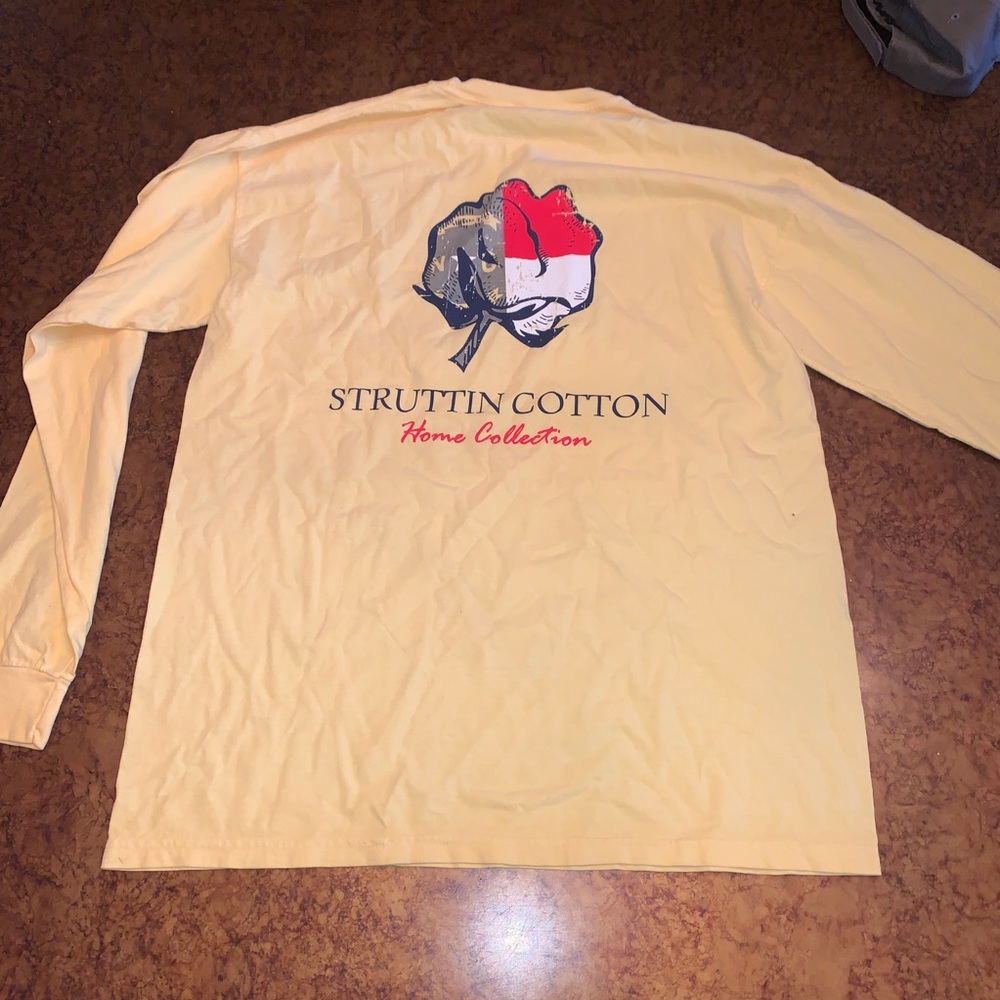 Struttin cotton long sleeve T-shirt